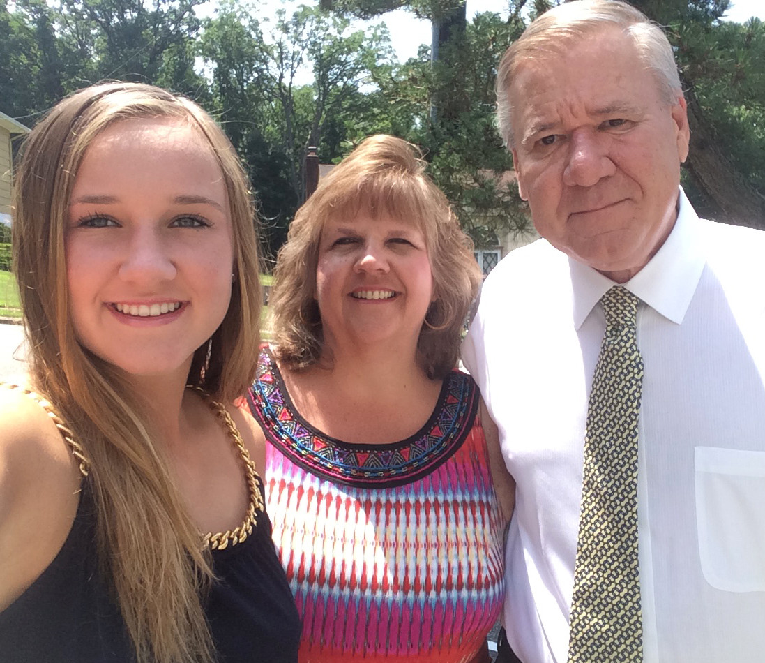 Lydia and Peter with their daughter Stephanie