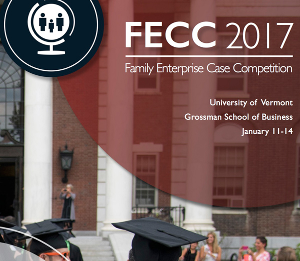 McRae Capital Management proud to share Peter McRae selected as a panel judge for the University of Vermont’s prestigious annual Family Enterprise Case Competition held from January 11-14, 2017.