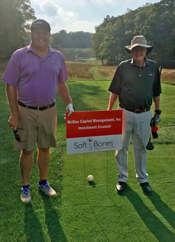 Rod and Roddy at the 2017 Soft Bones fundraiser at Somerset Hills Golf Club